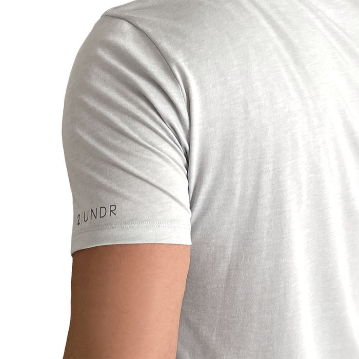2UNDR All Day Crew Golf T-Shirt Heathered Grey - 26 Men