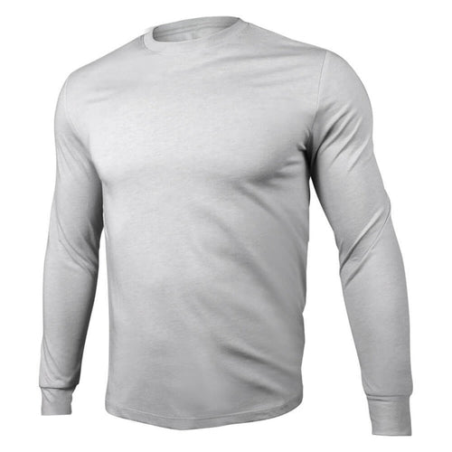 2UNDR All Day Longsleeve Crew Golf T-Shirt Heathered Grey - 26 Men