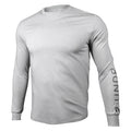 2UNDR Branded All Day Longsleeve Crew Golf T-Shirt Heathered Grey - 26 Men