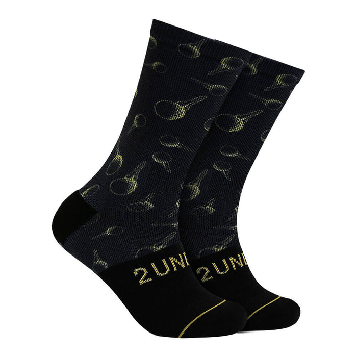 2UNDR Flex Printed Crew 3 Pack Golf Socks - 26 Men