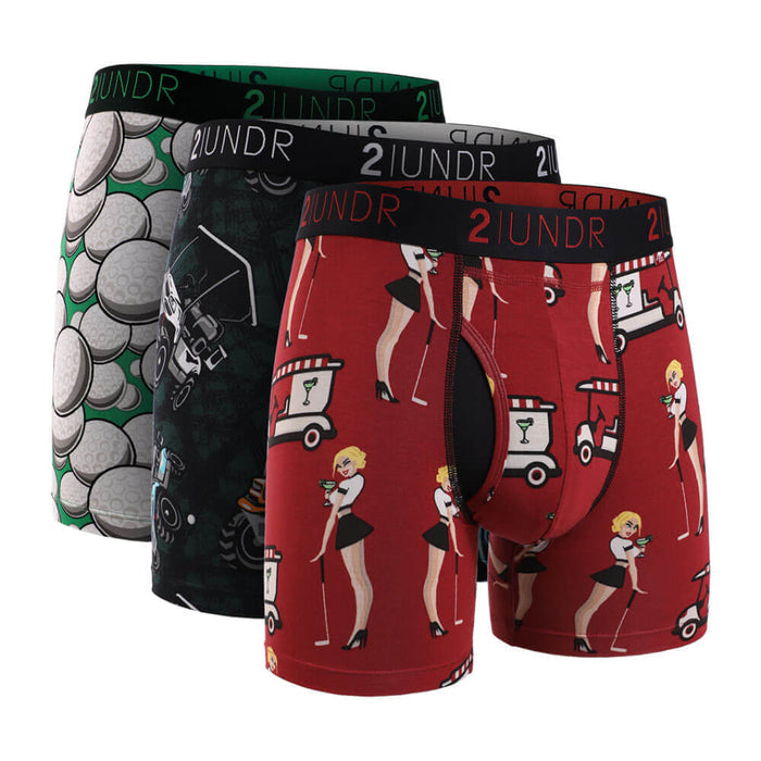 2UNDR Swing Shift 6" Boxer Brief (3 Pack Boxset) - 26 Men