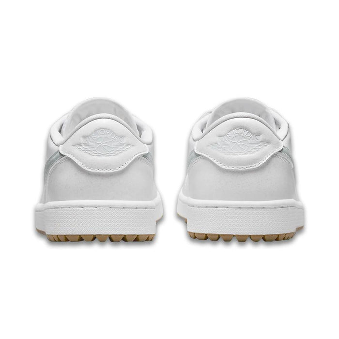 Nike Air Jordan 1 Low G Spikeless Golf Shoes White/Gum/Medium Brown/Pure Platinum - 24 Men