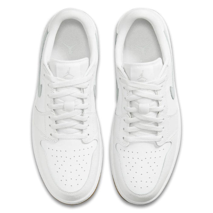 Nike Air Jordan 1 Low G Spikeless Golf Shoes White/Gum/Medium Brown/Pure Platinum - 24 Men