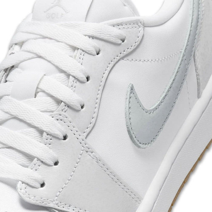 Nike Air Jordan 1 Low G Spikeless Golf Shoes White/Gum/Medium Brown/Pure Platinum - 24 Men
