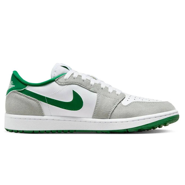 Nike Air Jordan 1 Low G Spikeless Golf Shoes White/Light Smoke Grey/Pine Green - 24 Men