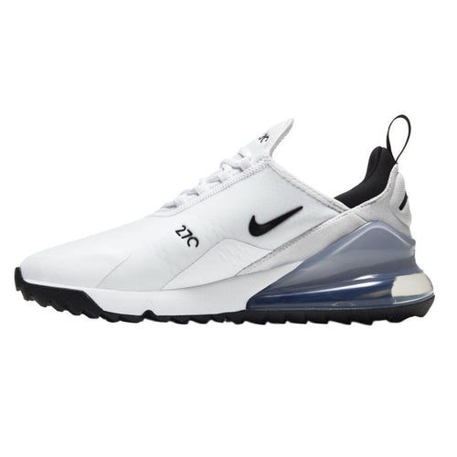 Nike Air Max 270 G Spikeless Golf Shoes White/Black/Pure Platinum - FW26 Unisex