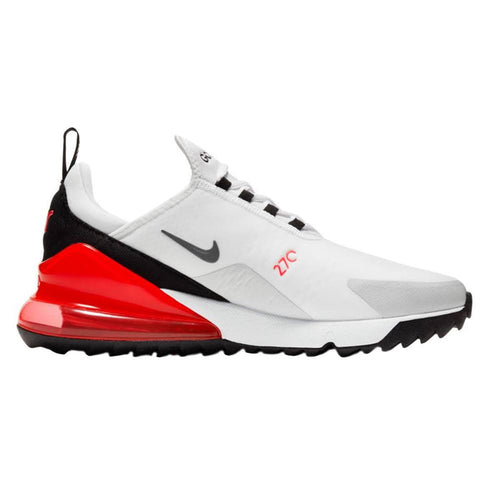 Nike Air Max 270 G Spikeless Golf Shoes White/Cool Gray/Neutral Gray/Black - SP23 Unisex