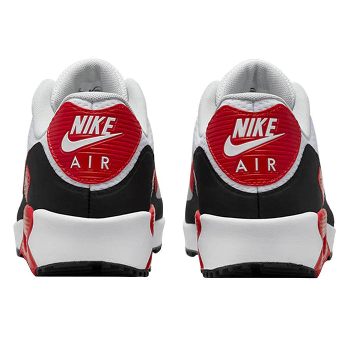 Nike Air Max 90 G Spikeless Golf Shoes White/University Red/Black/Photon Dust - 23 Men