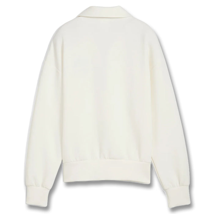 PUMA AP Collared 1/4 Zip Golf Pullover Warm White - SS25 Women