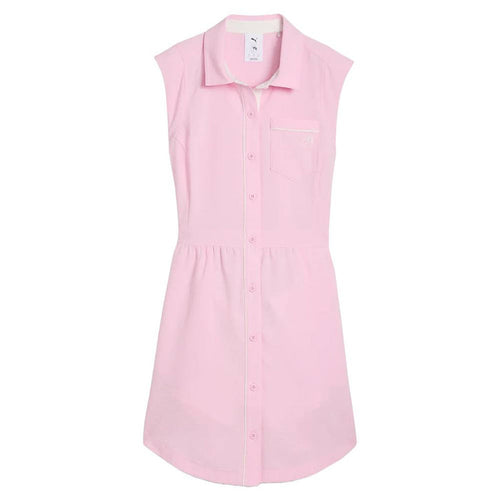 PUMA AP Seersucker Golf Dress Pale Pink - SS25 Women