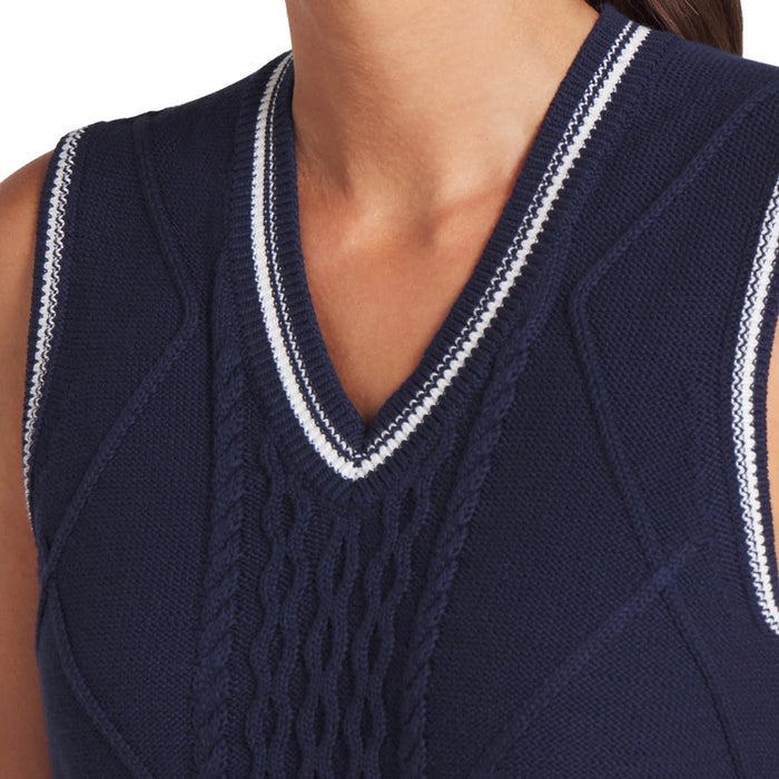 PUMA AP Sweater Golf Vest Deep Navy - SS25 Women