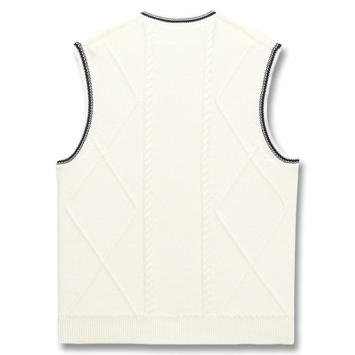 PUMA AP Sweater Golf Vest Warm White - SS25 Women