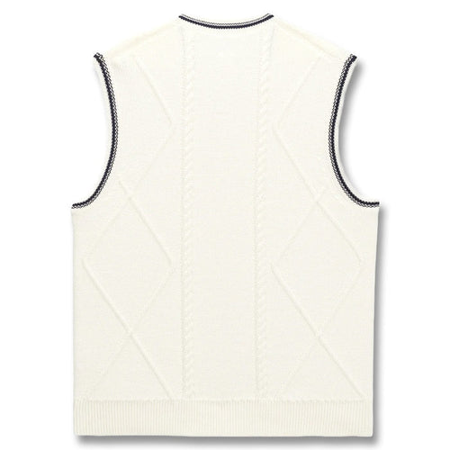 PUMA AP Sweater Golf Vest Warm White - SS25 Women