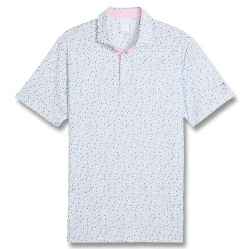 PUMA AP Tea Time Golf Polo White Glow/Zen Blue - SS25 Men
