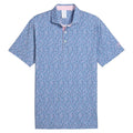 PUMA AP Tea Time Golf Polo Zen Blue/Pale Pink - SS25 Men