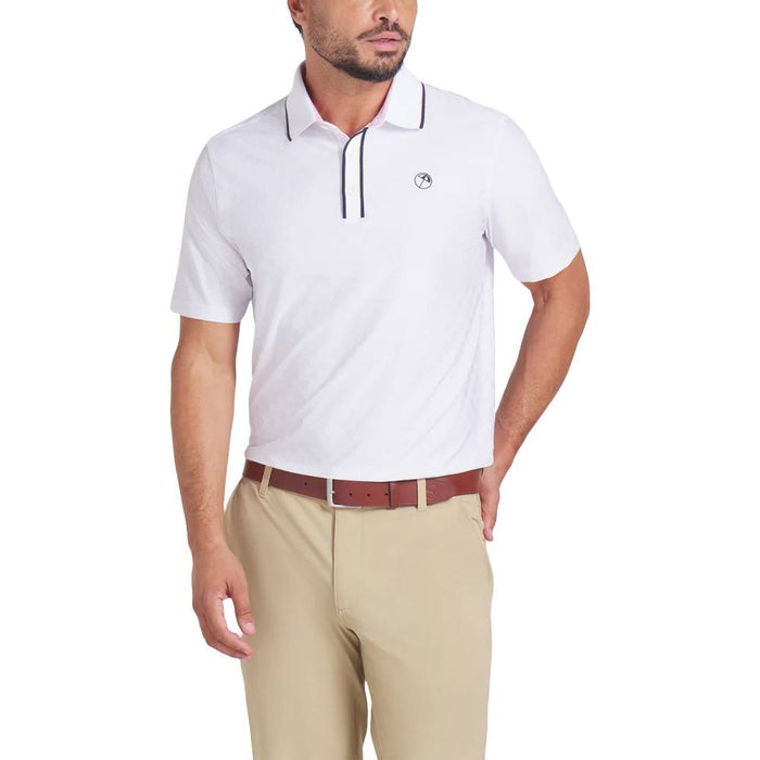 PUMA AP Tipped Jacquard Golf Polo White Glow - SS25 Men