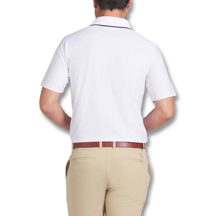 PUMA AP Tipped Jacquard Golf Polo White Glow - SS25 Men