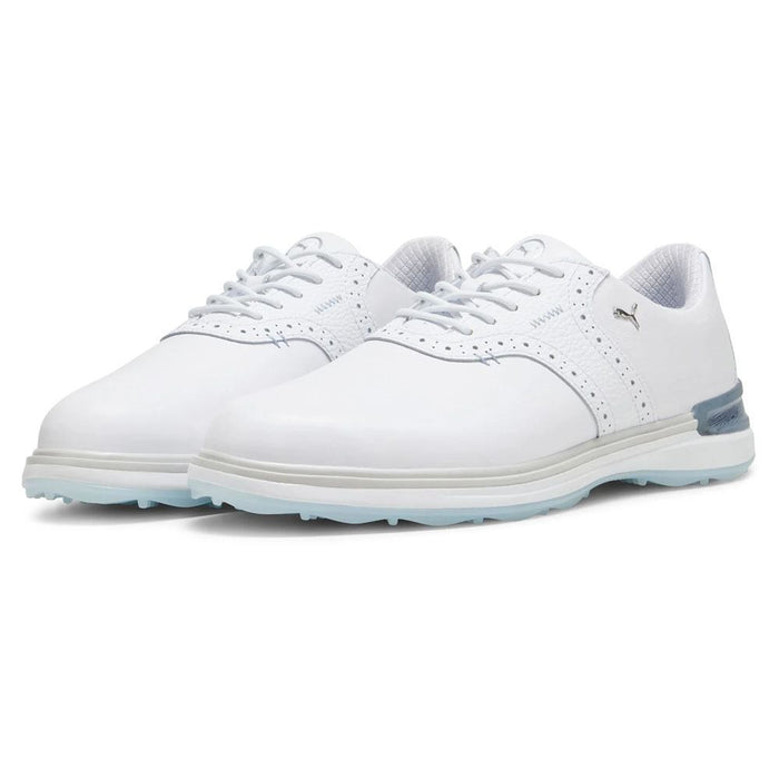 PUMA Avant Spikeless Golf Shoes White/Ash Gray/Icy Blue - 24 Men