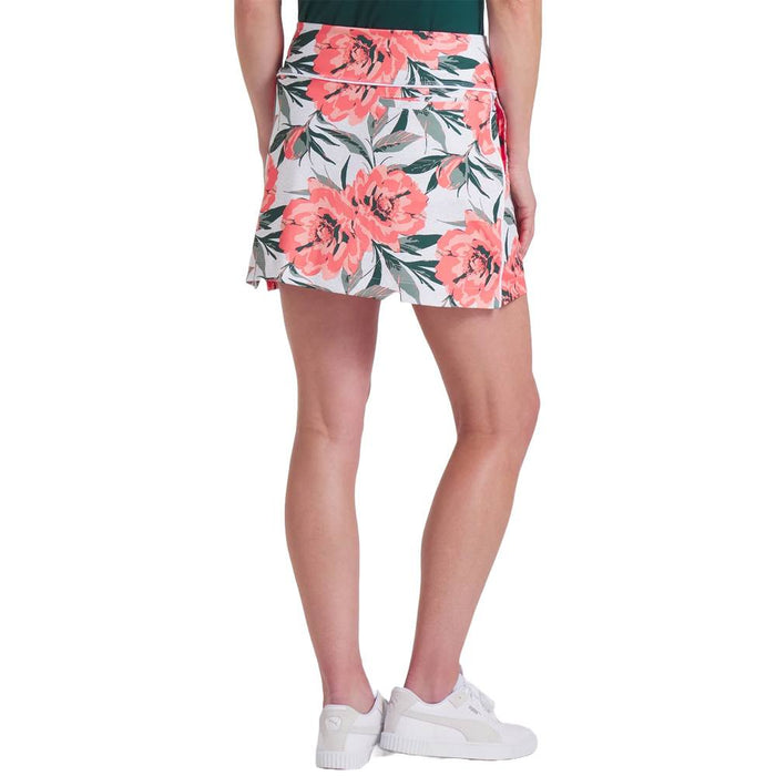 PUMA Blake Knit Beautiful Game Golf Skirt White Glow/Peach Frost - SS25 Women