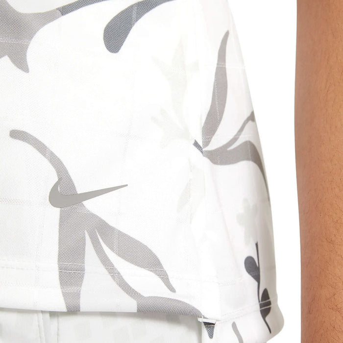 Nike Breathe Printed Golf Polo White/Dust - SS21 Women