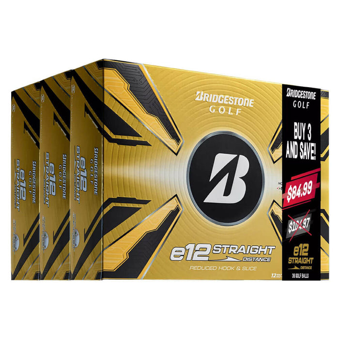 Bridgestone e12 Straight 3 Dozen Golf Balls