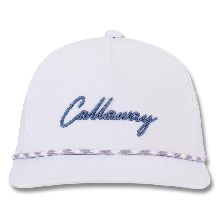 Callaway Birdie Putt Rope Golf Cap White/Slate Blue - 25 Men