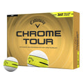 Callaway Chrome Tour 360 Yellow Stripe Golf Balls