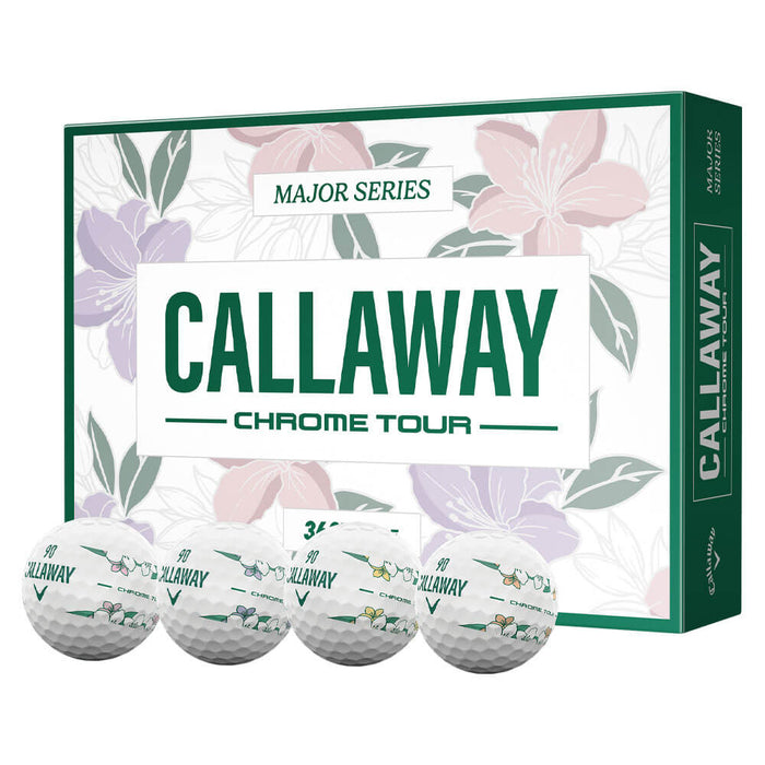Callaway Chrome Tour April Major Stripe Limited Golf Balls