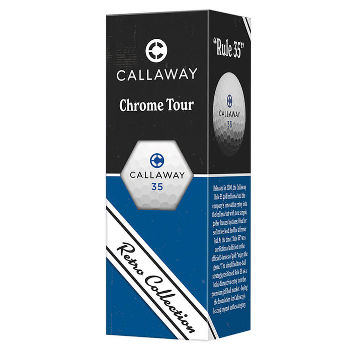 Callaway Chrome Tour Retro Limited Golf Balls