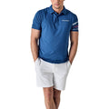 Callaway Legacy Collection Triple Track Sleeve Block Golf Polo Galaxy Blue - SP25 Men