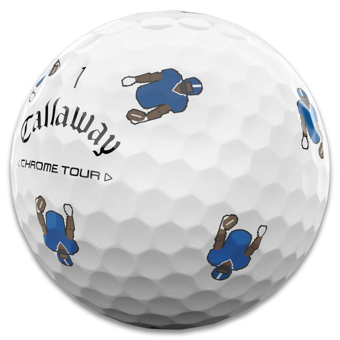 Callaway Limited Edition Chrome Tour Retro Football Golf Balls