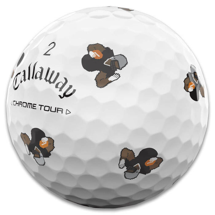 Callaway Limited Edition Chrome Tour Retro Football Golf Balls