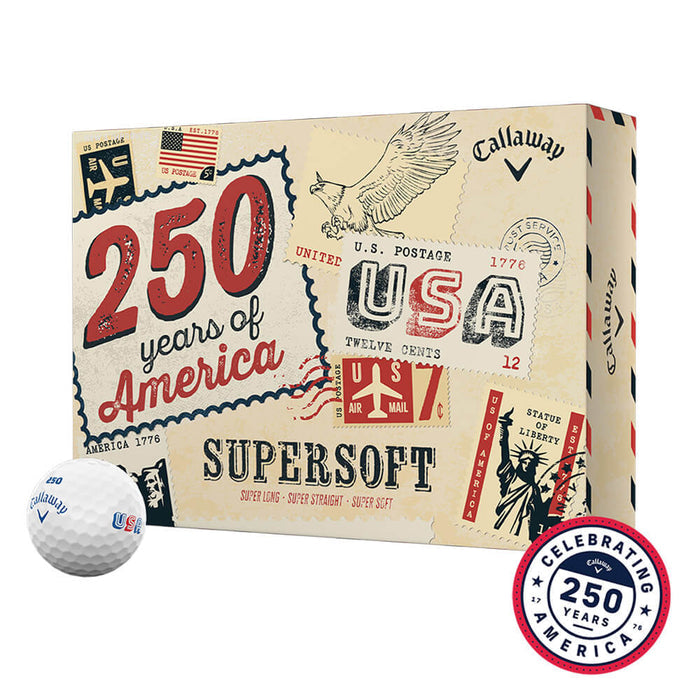 Callaway Limited Edition Supersoft USA 250 Golf Balls