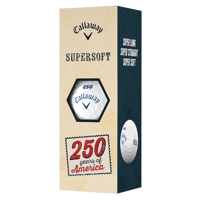 Callaway Limited Edition Supersoft USA 250 Golf Balls