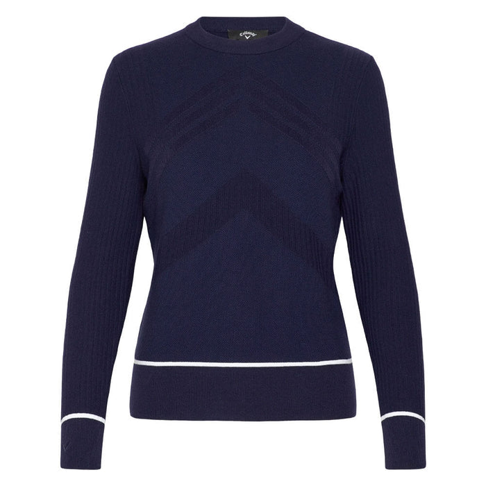 Callaway Multi-Stitch Chevron Golf Sweater (with Tipping) Peacoat - SP25 Women