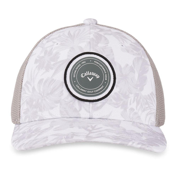 Callaway Playing Through Trucker Golf Cap White Tropical - 24