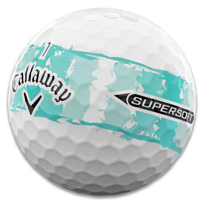 Callaway Supersoft Distressed Stripe Golf Balls