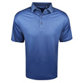 Callaway Swing Tech Allover Chevron Golf Polo Peacoat - SS25