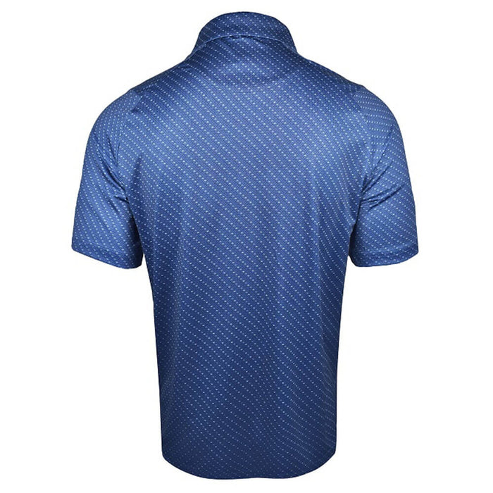 Callaway Swing Tech Allover Chevron Golf Polo Peacoat - SS25