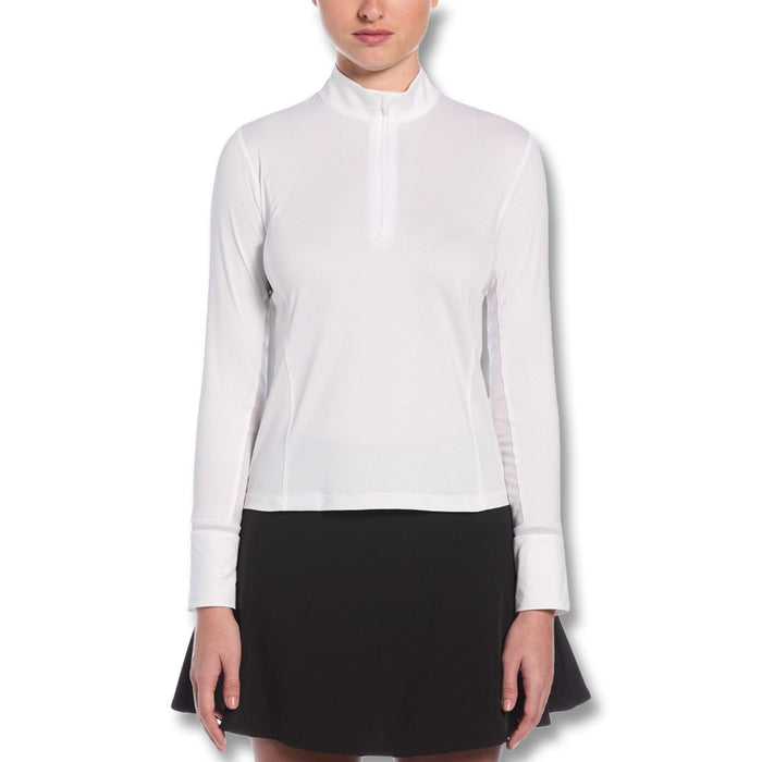 Callaway Waist Length Sun Protection Golf Pullover Brilliant White - SP25 Women
