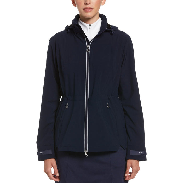 Callaway Wind and Water Resistant Golf Jacket (with Packable Hood) Peacoat - SP25 Women