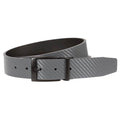 Nike Carbon Fiber Textured Reversible Golf Belt Dark Gray/Black - 25 Men