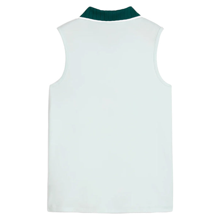 PUMA CLOUDSPUN Bridges Sleeveless Golf Polo Peaceful Blue - SS25 Women