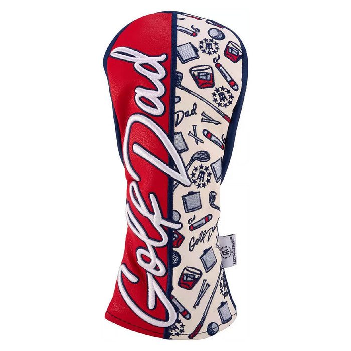 CMC Design Barstool Golf Dad Red Headcover