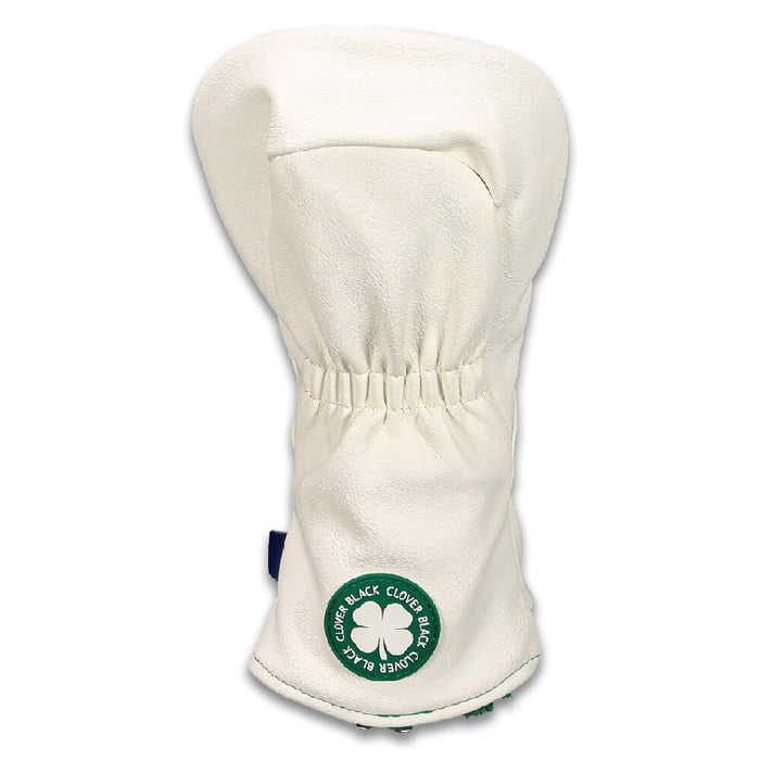 CMC Design Live Lucky White Green Knit Headcover