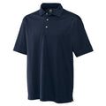 Cutter and Buck DryTec Medina Tonal Stripe Golf Polo (Big and Tall) Navy Blue - SS16 Men