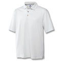 Cutter and Buck DryTec Medina Tonal Stripe Golf Polo (Big and Tall) White - SS16 Men
