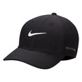 Nike Dri-FIT ADV Club Structured Swoosh Golf Cap Black/White - FW25 Men