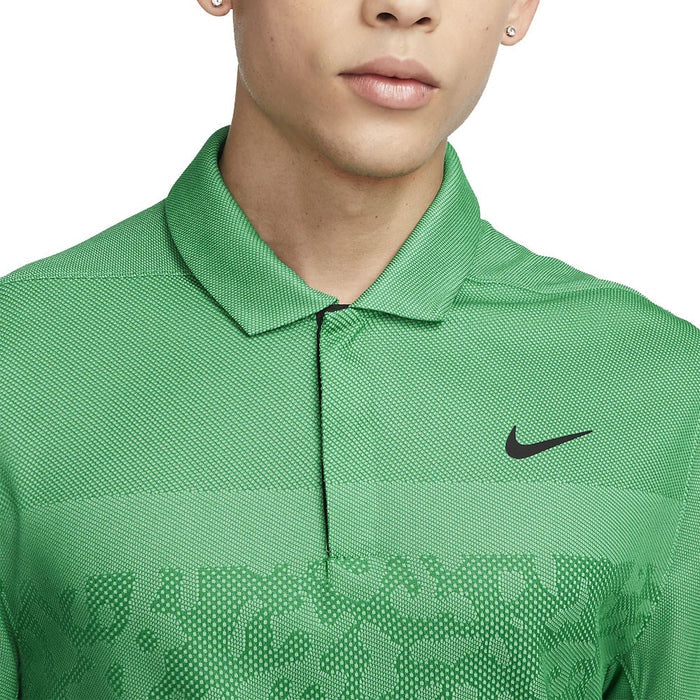 Nike Dri-FIT ADV Tiger Woods Camo Golf Polo Stadium Green/Spring Green/Black - 23 Men