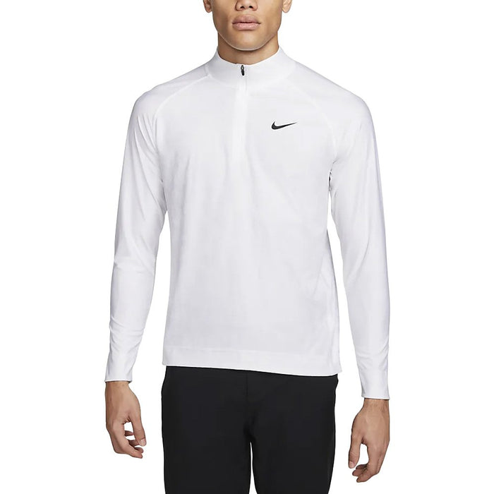 Nike Dri-FIT ADV Tour 1/2 Half Zip Golf Pullover White/Black - FW23 Men